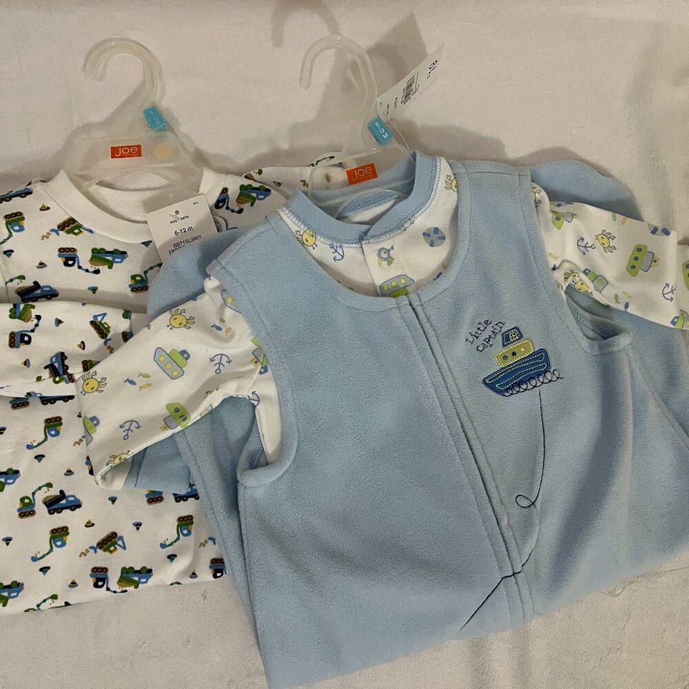 New 6-12m | Joe Fresh | Sleepers and Sleep sack bundle